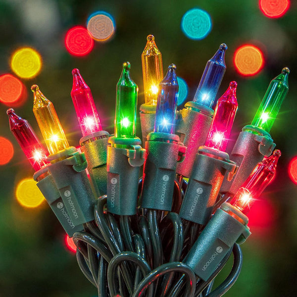 Hotmoon 2 Pack Clear Christmas Lights